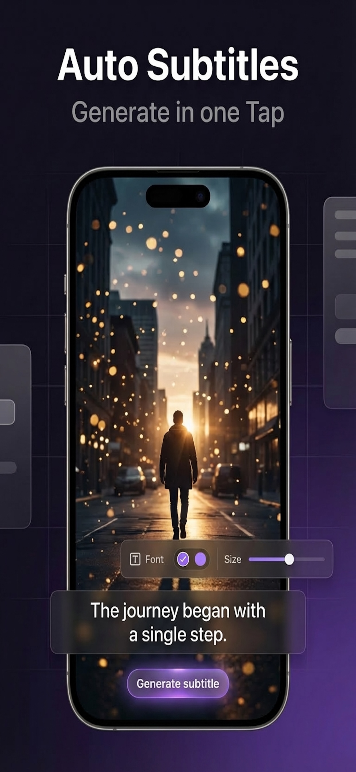 Subtitle Studio AI subtitle generation interface