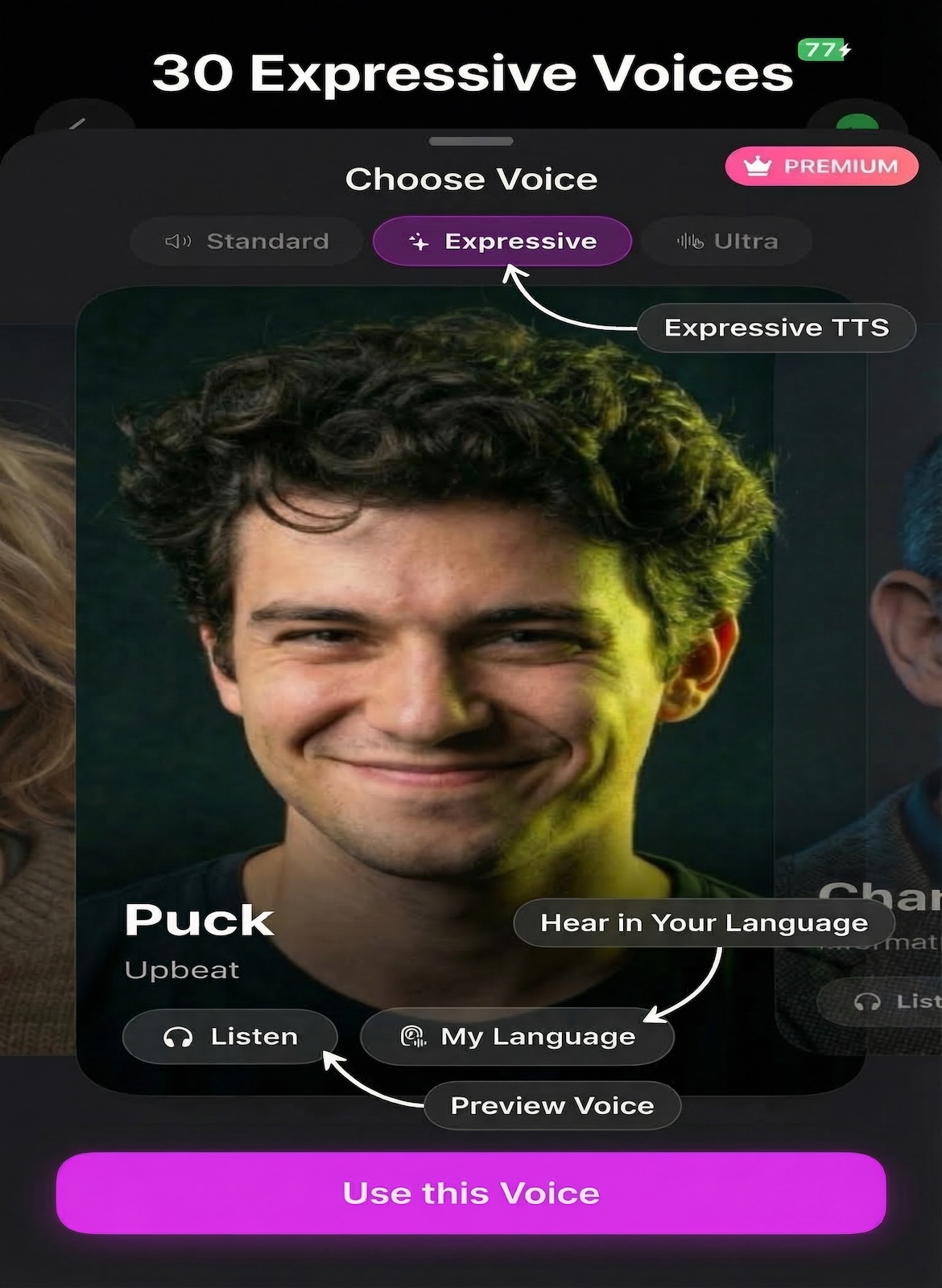 Expressive premium voices in AI Video Dubbing Studio